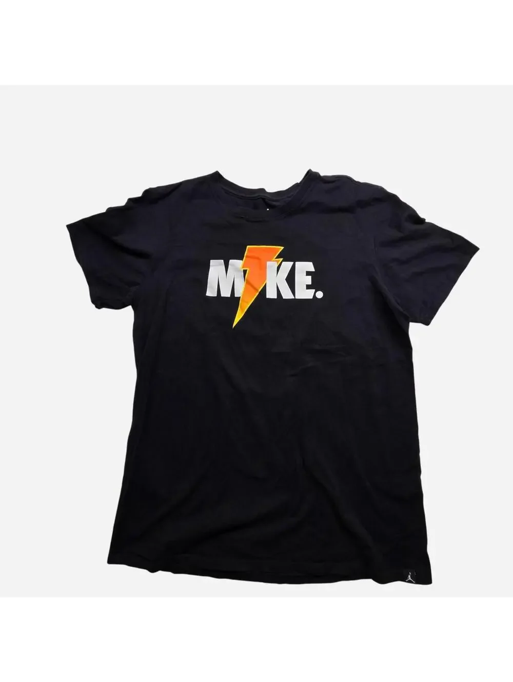 Jordan Men's Black and Navy Tshirt